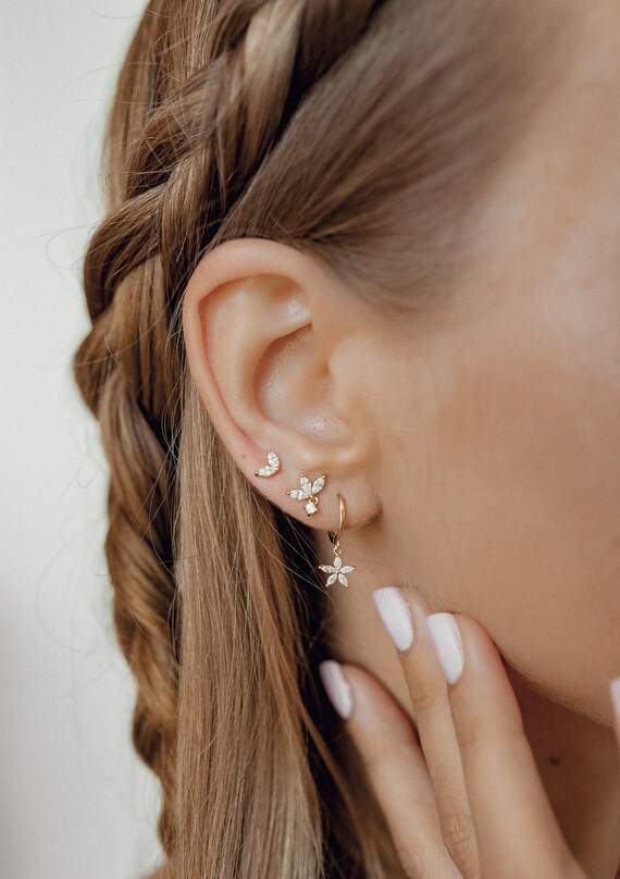 Flower earring hotsell set