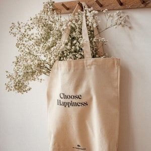 Cotton Canvas Tote Bag Eco Friendly Shopping Bag Machine Washable image 2