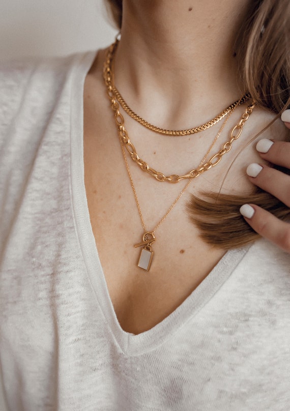 Womens 2024 figaro necklace