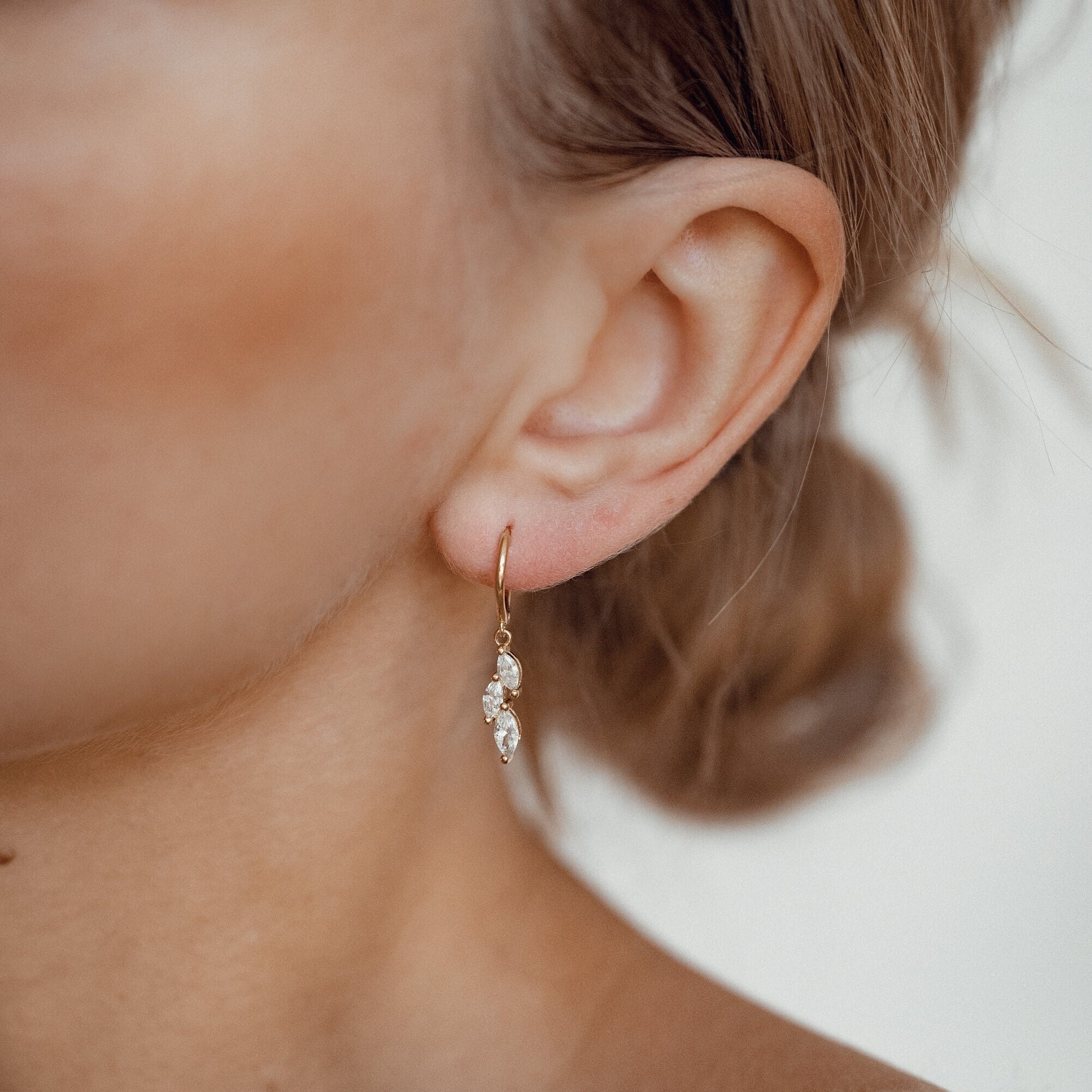 Sterling Silver Huggie Earrings | Gold Huggie Earrings | Huggie Earrings Rose Gold | Small Hoop Earrings | Huggie Hoop Earrings