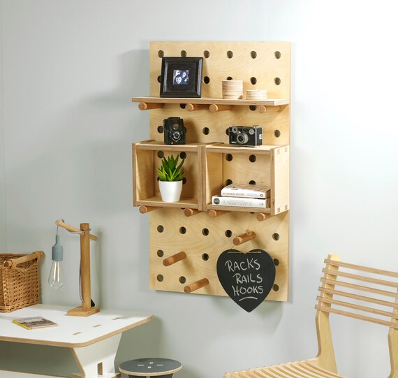 Pegboard Plywood Coat Rack Tradingbasis
