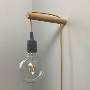 SECONDS* Wall mounted dowel Light - Sub prime grain or cracks in wood