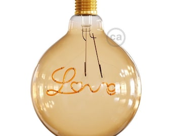 LOVE BULB E27 Light Bulb Down Love For Lamps and Pendent Lights