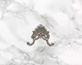 Suite of 6 antique knife holders in silver metal