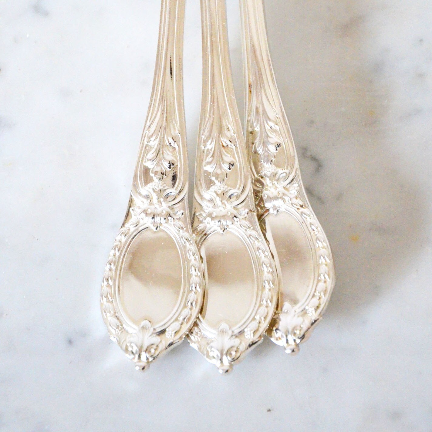 Ménagère Ancienne Française en Métal Argenté de La Maison Lamy et Lacroix - Style Empire