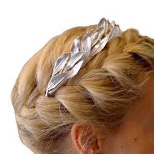 GREEK CROWN,Bridal Tiara Headband,Wedding Crown,Wedding Tiara,Bridal Tiara,Silver Bridal Diadem,Bridal Crown,Silver,Greek Tiara,Silver Tiara