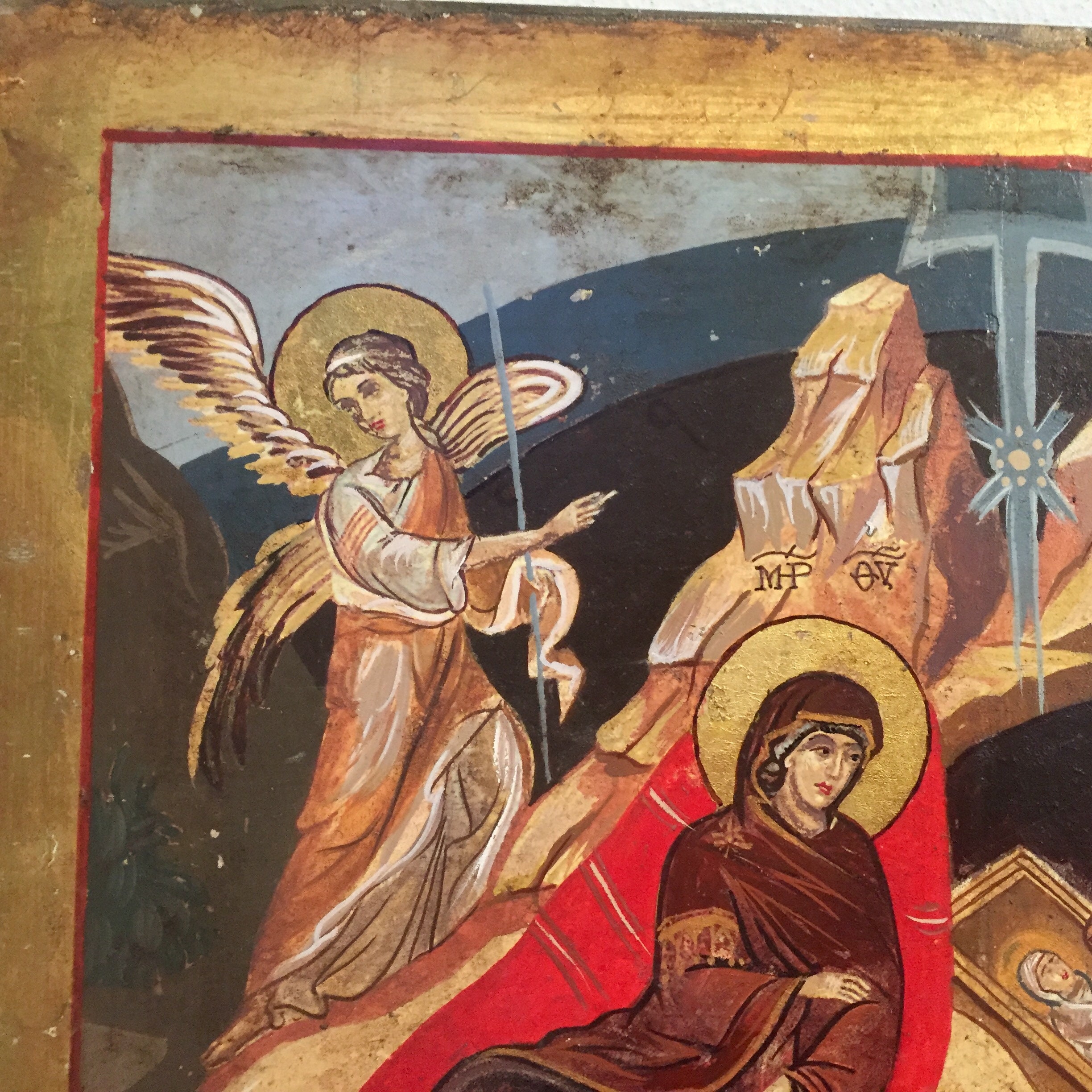 Religious icons,byzantine icons,orthodox,nativity icon,greek