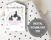 Happiest Classroom on Earth Gift Tag Printable Classroom Pixie Dust Tags