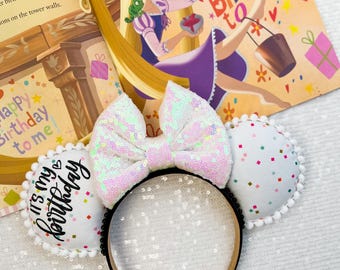 Birthday Mickey Ears, Disney ears, Disney Birthday trip, Happy Birthday Mickey ears, Birthday girl ears, It’s my birthday ears
