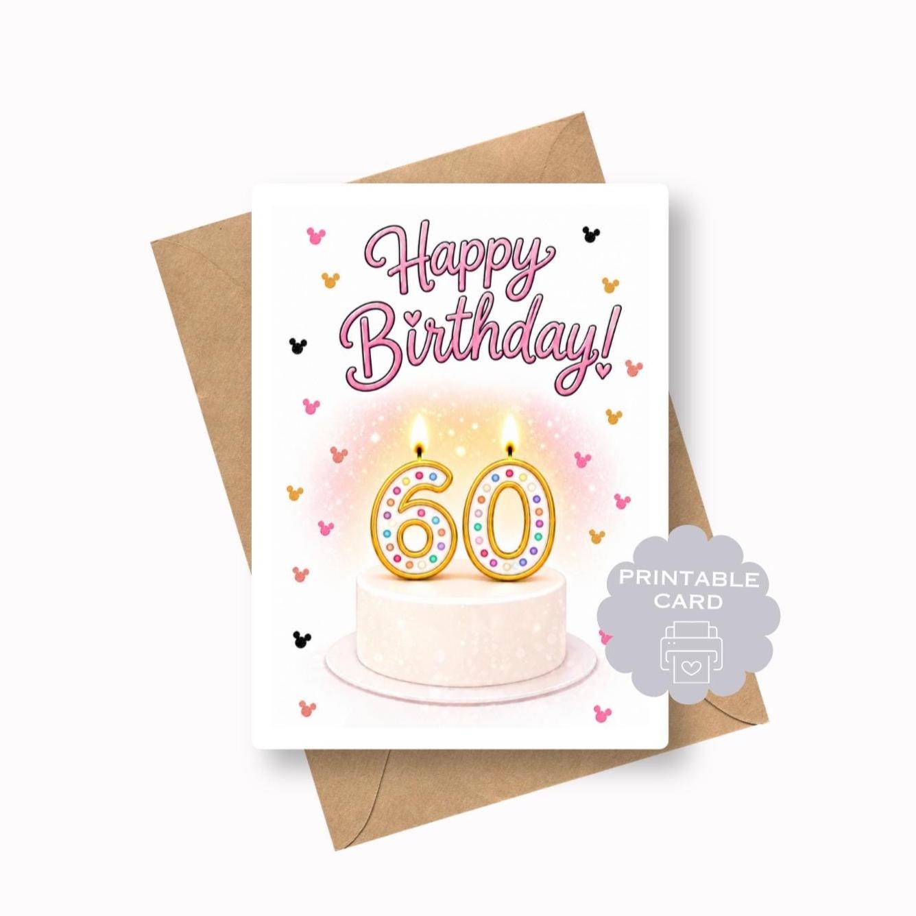 Mickey 60th Birthday - Etsy