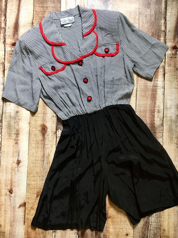 1980s Romper