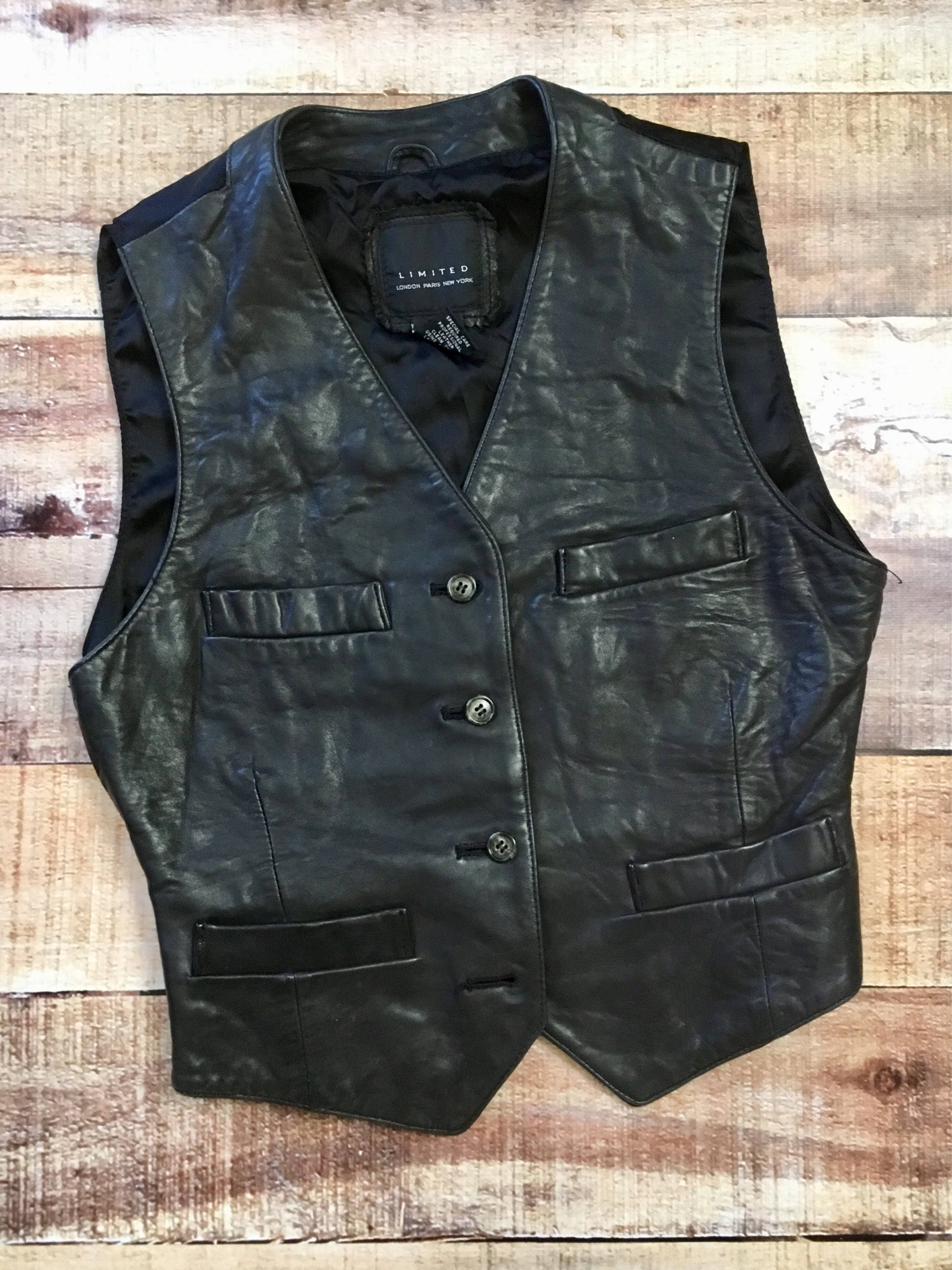 Leather Vest | Etsy