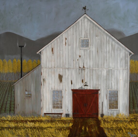 Heidi S Barn Reproduction Hand Painted In Oil Paintings Etsy