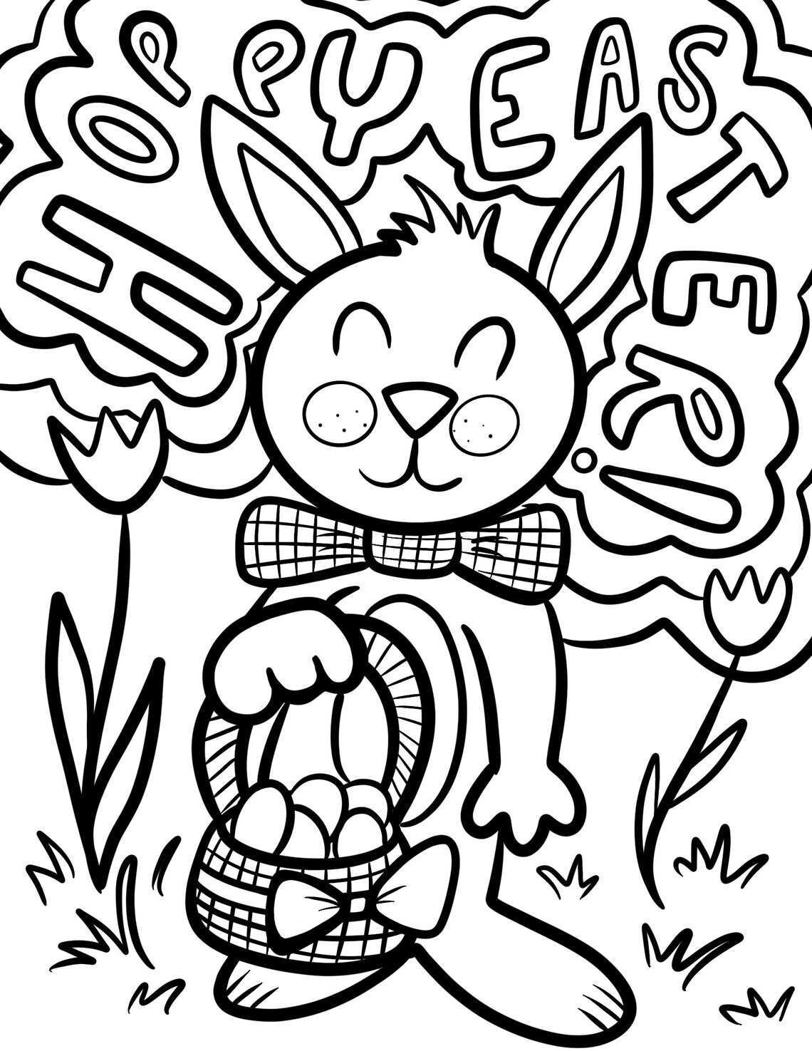 Easter Coloring Pages - Etsy