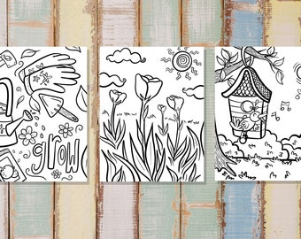 Spring Coloring Pages