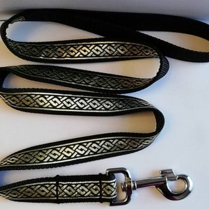 Gold Celtic Band Dog Lead Leash