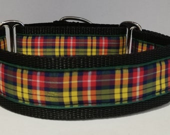 Buchanan Tartan Martingale Dog Collar – Greyhound Whippet Lurcher Collar