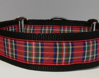 Royal Stewart Tartan Martingale Dog Collar – Greyhound Whippet Lurcher Collar