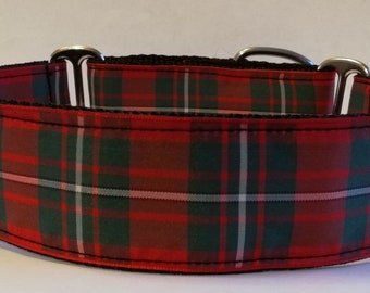 MacGregor Tartan Martingale Dog Collar – Greyhound Whippet Lurcher Collar