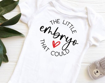 IVF, The Little Embryo That Could, Love and Science, IVF baby, Baby Announcement,Baby Reveal, Pregnancy Announcement, Ivf gift Ivf pregnancy