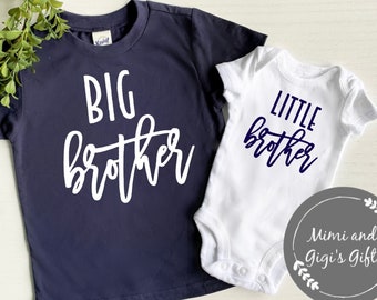 Matching Sibling Shirt set | Big Brother Little Brother matching sibling t-shirts | Big Brother Little Sister matching outfit