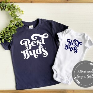 Best Buds Matching Set |  BIG BRO SHIRT |  Big Brother Announcement | Little Brother Shirt | Lil Bro Shirt | Big Brother Announcement