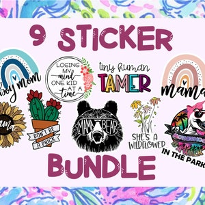 9 Sticker Bundle - Choose Any 9 Stickers for a Discounted Price