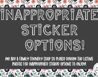 Adult humor Stickers, Inappropriate Humor Stickers, Over it stickers, Hydroflask Stickers, Laptop Stickers, New Stickers Added!