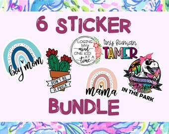 6 Sticker Bundle - Choose Any 3 Stickers for a Discounted Price