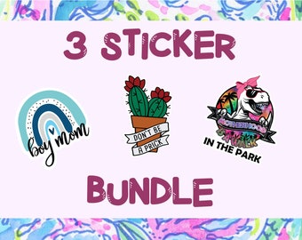3 Sticker Bundle - Choose Any 3 Stickers for a Discounted Price