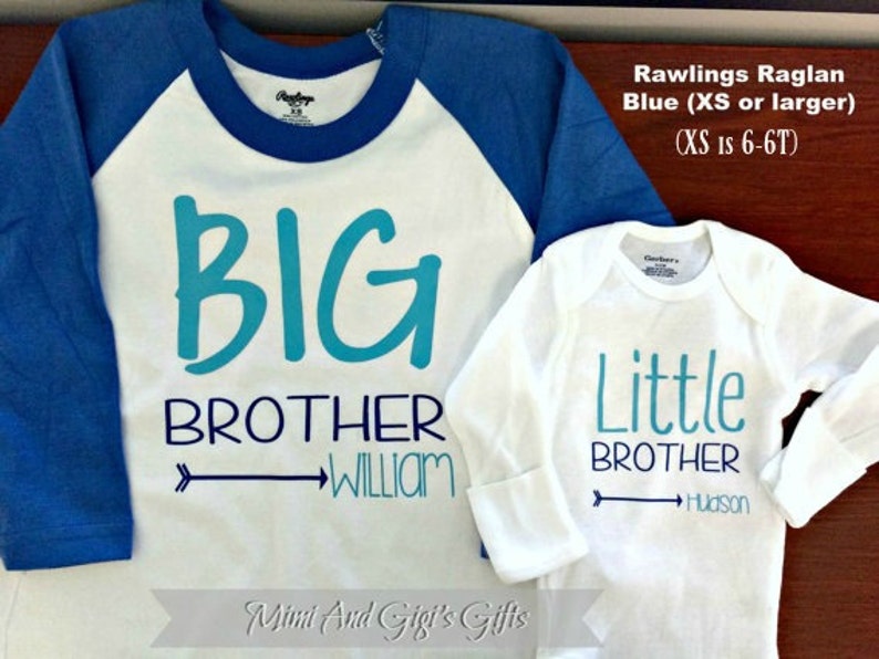 Big brother little brother, Big Bro Little Bro shirts, Matching brother shirts, big brother little brother, Big Brother Announcement image 3