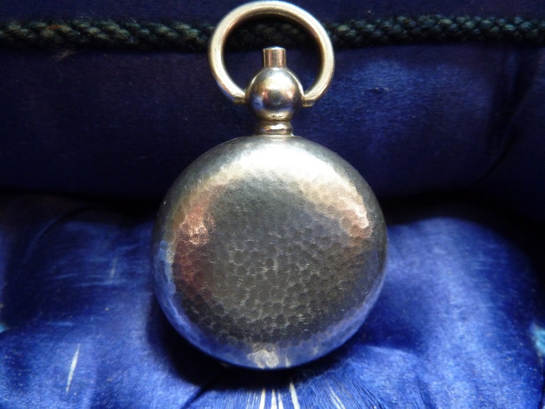antique art deco french sovereign case locket french silver chatelaine sovereign case medallion antique locket