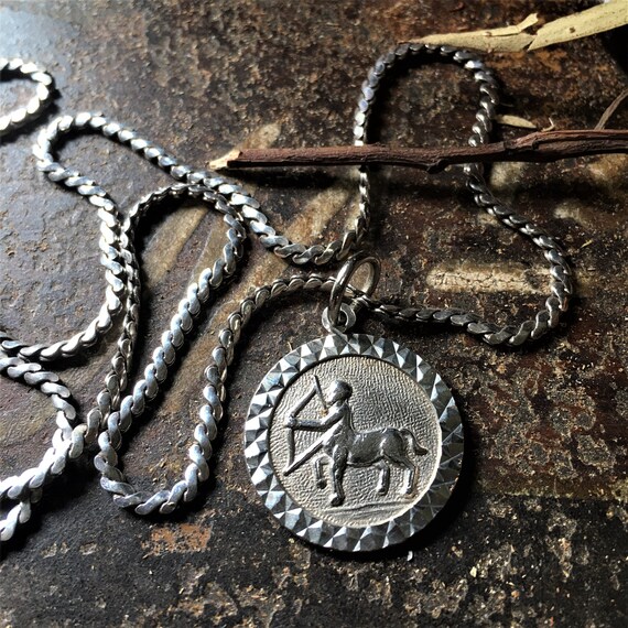 french vintage sagittarius astrological sign penda