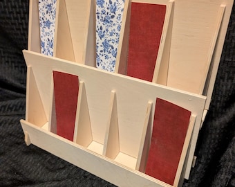 Expositor de marcapáginas plegable, expositor para ferias de artesanía, soporte para mostrador de venta minorista.