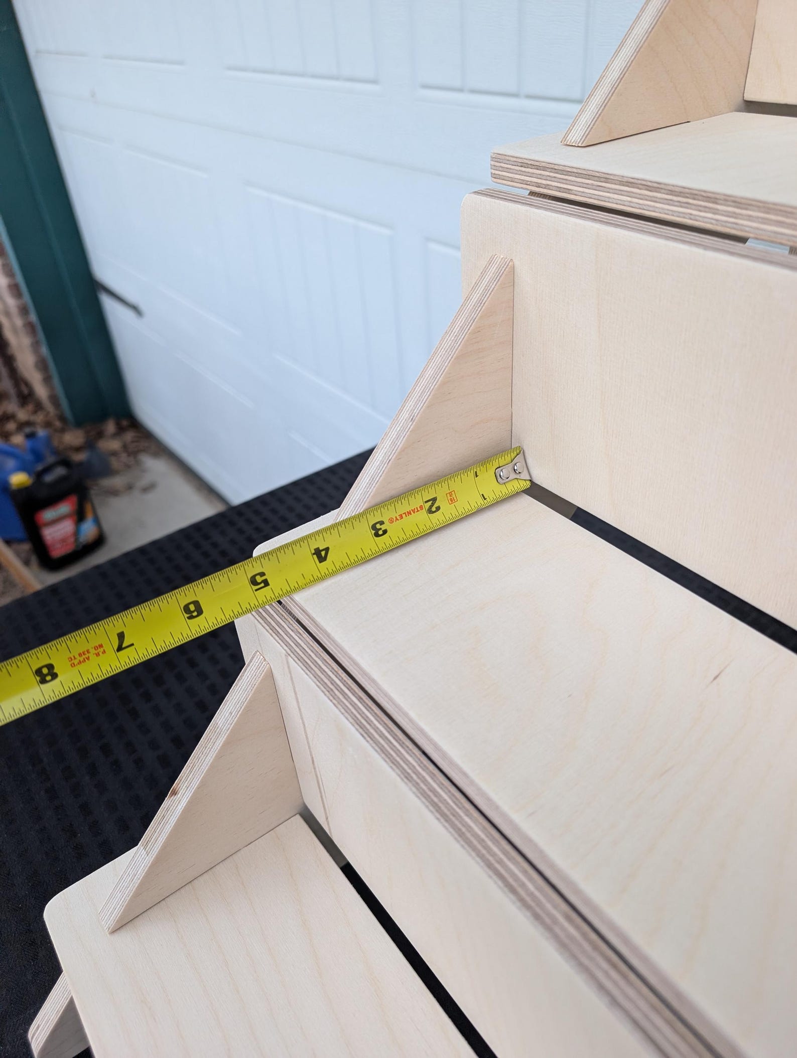 Vendor Risers 4-tier Stair Step Display Shelf – Baltic Birch Wood Vendor Riser for ...
