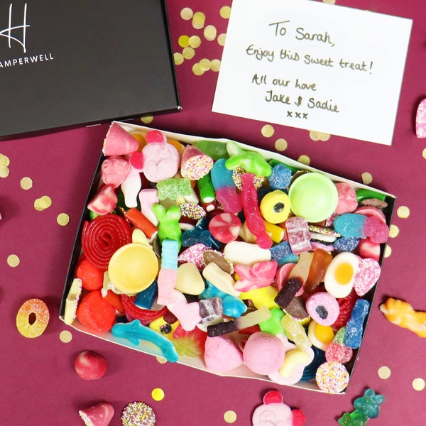 Ultimativer Pick & Mix Letterbox Geschenkkorb | Perfekte Süßigkeiten Geschenk für jeden Anlass | Geburtstag | Vielen Dank | Herzlichen Glückwunsch und mehr