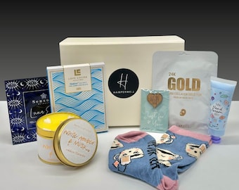 Just For You Treatbox Gift Hamper with Socks, Face Mask & Scented Candle