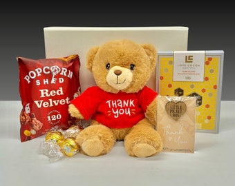 Thank You Treatbox Gift Hamper with Teddy, Treats & Chocolate