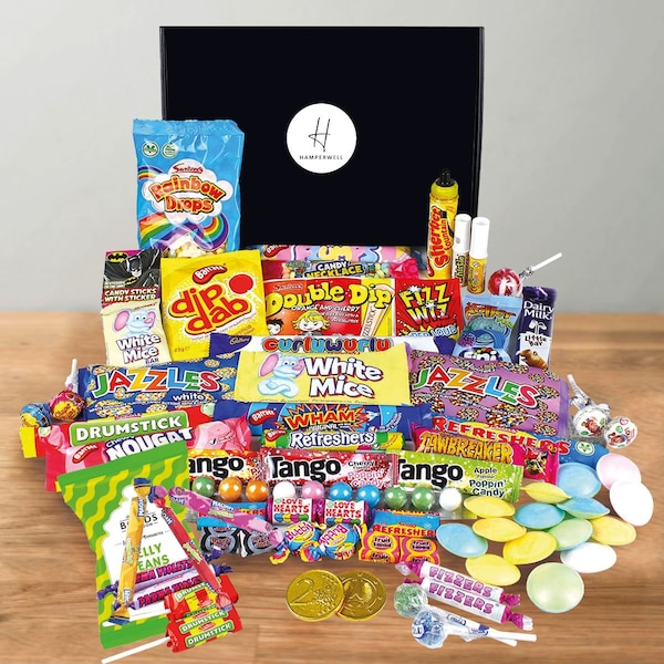 Ultimate Retro Sweets Gift Hamper | Birthday | Thank You | Congrats | Get Well Soon | Thank You Teacher | Graduation Gifts