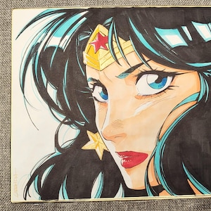 Original Art Commission on Japanese Art Board