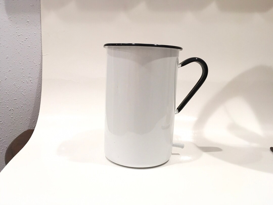 Vintage Enamelware Graduated Enema Irrigation Medical Pitcher W/ Spout ...