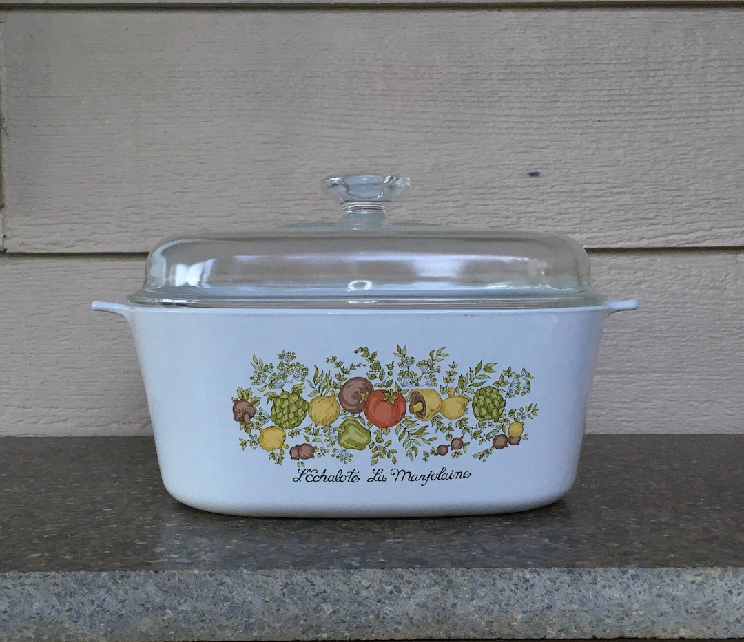 L'echalote La Marjolaine 5 Lt. Dutch Oven/ Roaster W Lid. Corningware