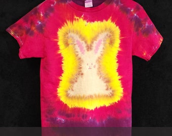 Giant Angora Rabbit Tie-Dyed T-Shirt #58