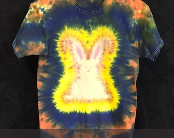 Giant Angora Rabbit Tie-Dyed T-Shirt #59