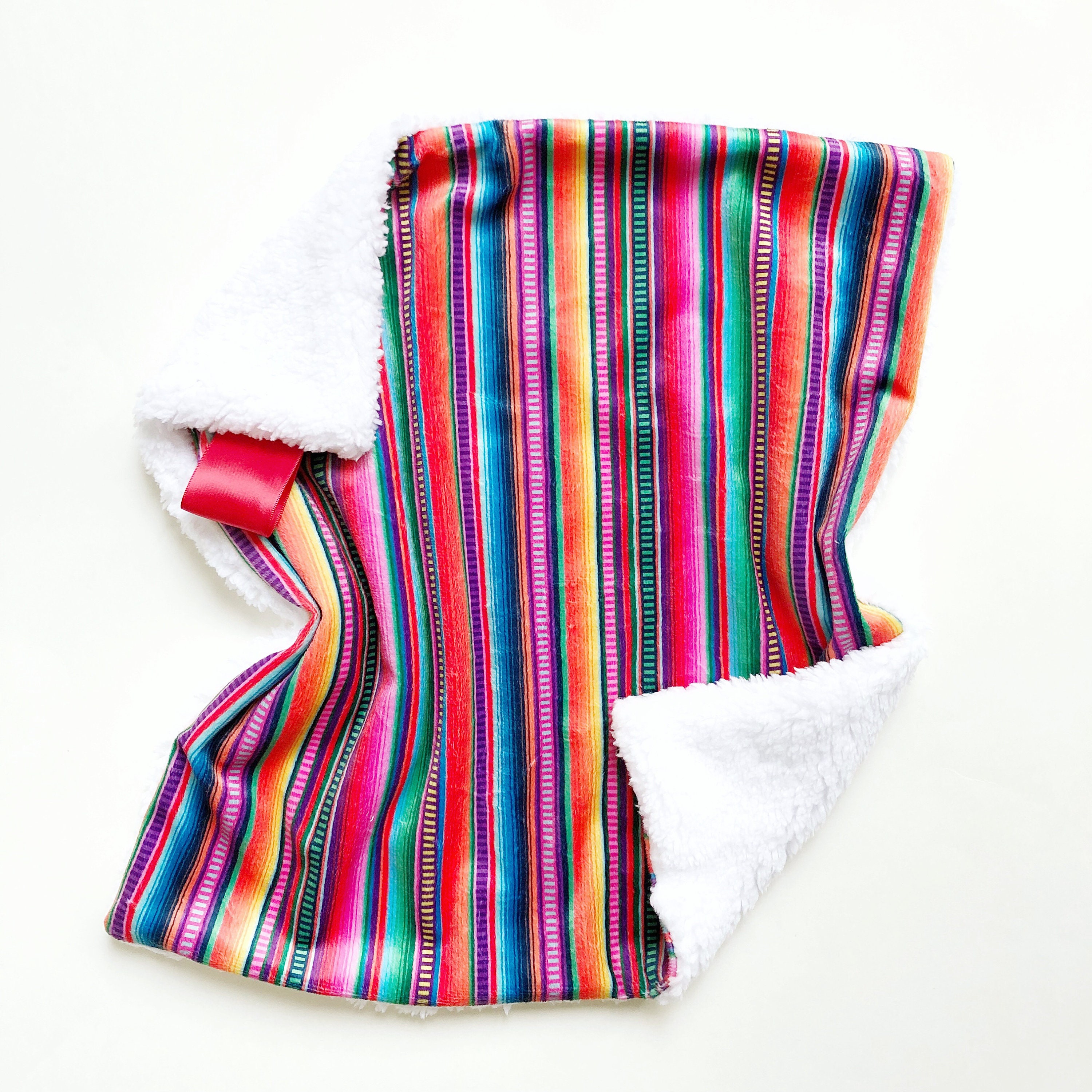 Serape Baby Lovey Blanket Sarape Cinco de Mayo Gender | Etsy