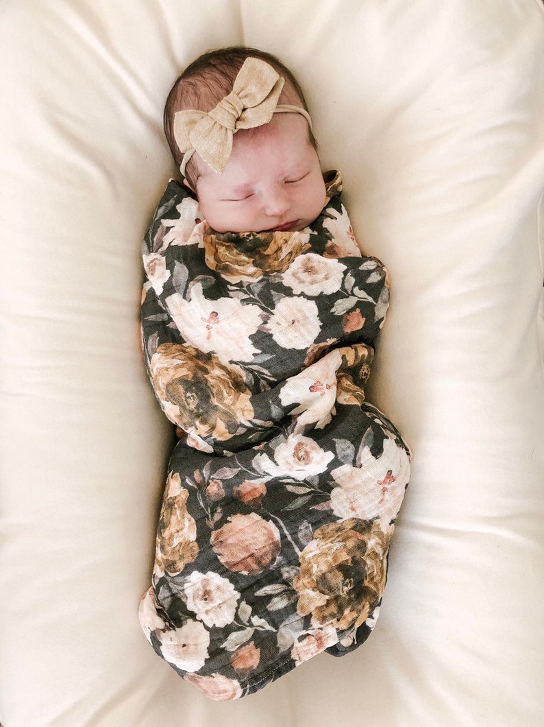 Baby Girl Swaddle Newborn Swaddle Crib Sheet Changing Pad Etsy