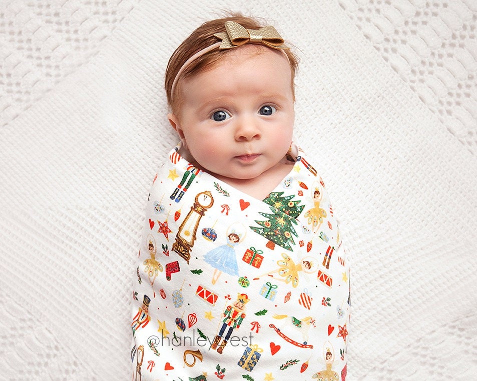 Christmas Swaddle Baby Girl Swaddle Nutcracker Swaddle Etsy Australia