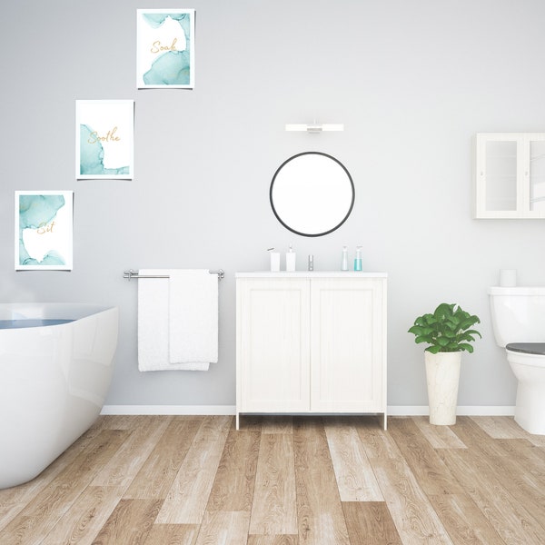 Turquoise Bathroom - Etsy