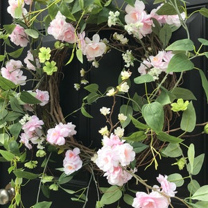 Mothers Day wreaths, Spring  & Summer Front Door Wreaths, Easter wreaths, Rustic Woodland Wreath, Cottagecore Wreath, Trailing Vine Wreath