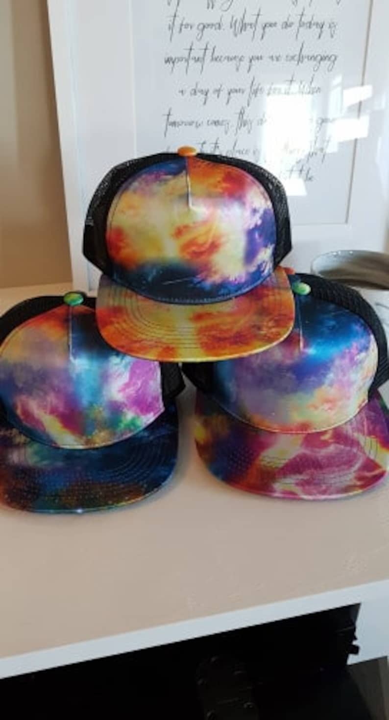 Toddler hats kids hat snapback summer unisex custom KIDS Personalized name hat gift for kids hipster trucker hat galaxy